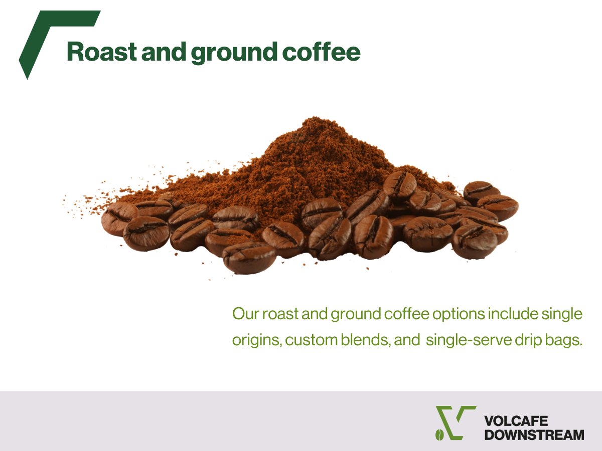 Roast and ground coffee