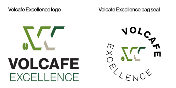 Volcafe Excellence logo and bag seal