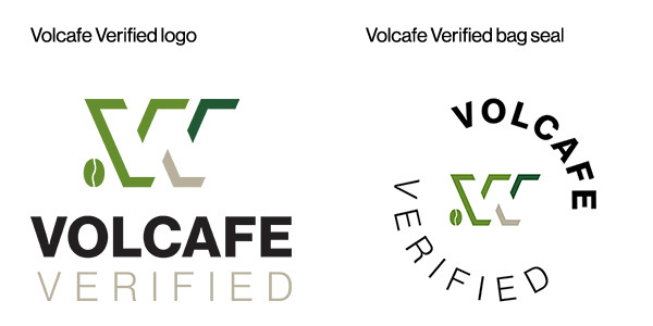 Volcafe Verified logo and bag seal