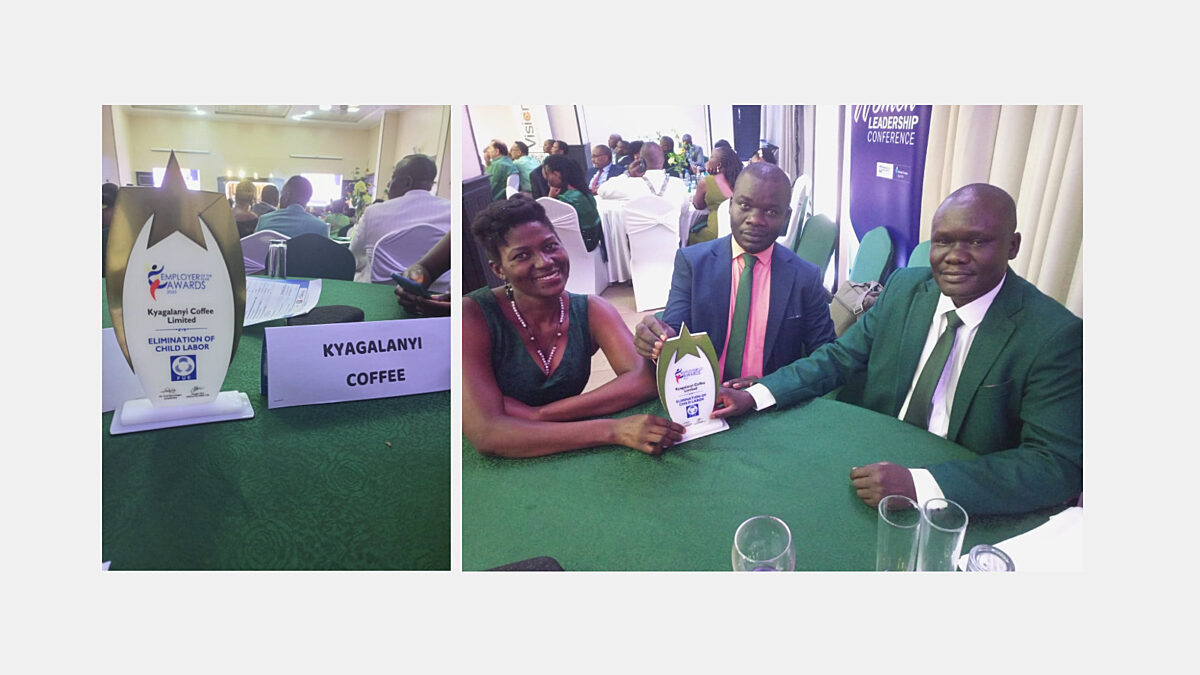 Kyagalanyi staff at the awards ceremony