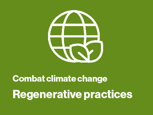 Icon for Regenerative practices: combat climate change