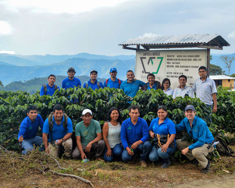 Volcafe Way team in Peru