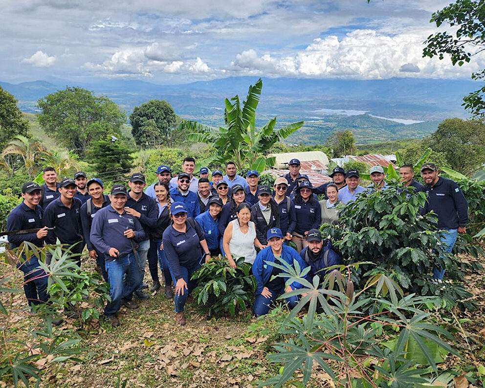 Volcafe Way team members at a training with CATIE on agroforestry, Colombia