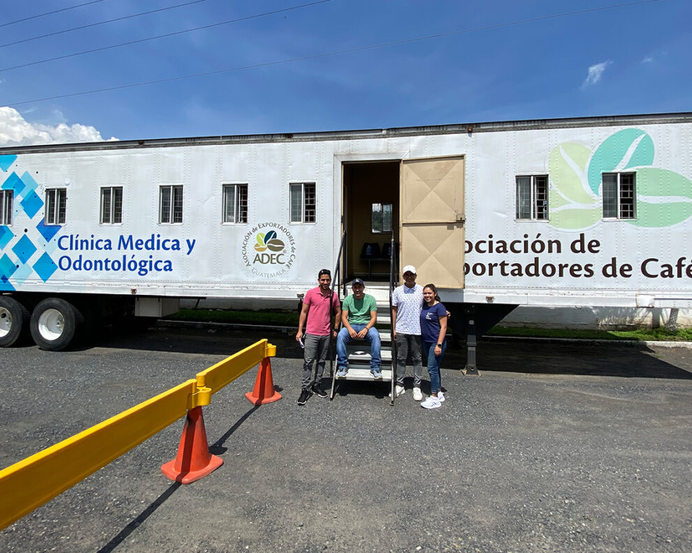 Mobile clinic exterior shot