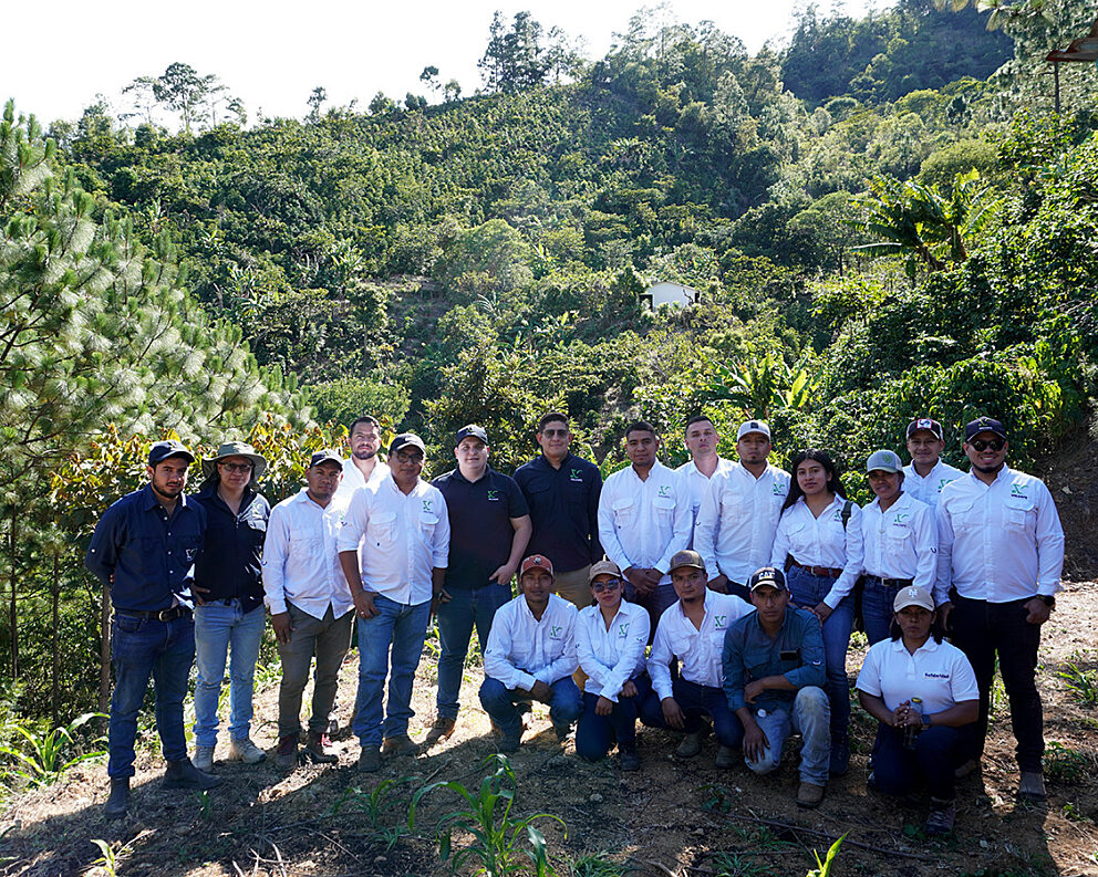 Guatemala team training on biochar
