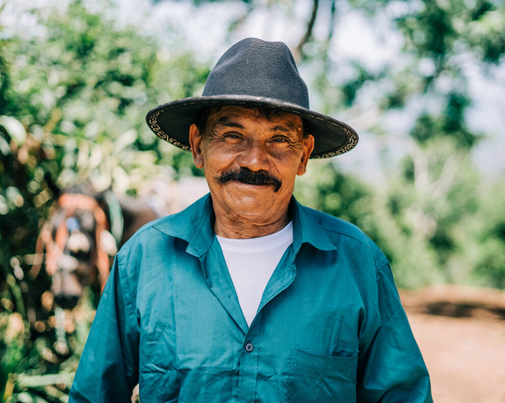 Pedro, a Honduran coffee farmer