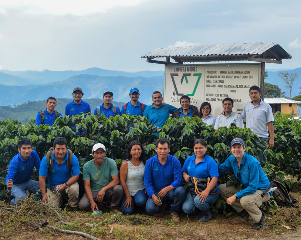 Volcafe Way team in Peru
