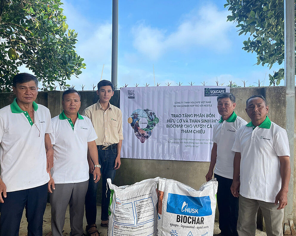 Biochar and CBF distribution